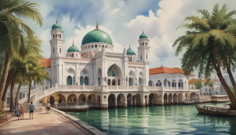 Explore the Magnificent Melaka Straits Mosque in Malaysia