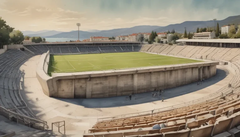 Discover the Enigmatic Beauty of Stadion Poljud in Split, Croatia