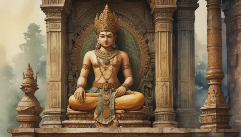 Exploring the Mysteries of the Raja of the Satavahana Dynasty Statue